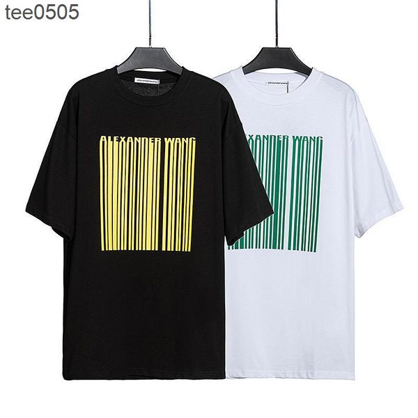 

2022 summer new loose fashion brand short sleeve vest letter short sleeve t-shirt ins women, White;black