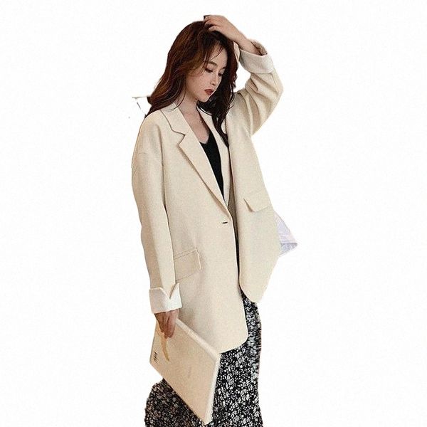 

blazer women suit jacket women's spring and autumn white suit jacket veste femme x5id#, White;black