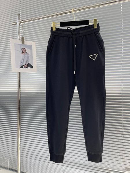 

new arrivals in 2023 mens pants print casual men women tracksuits joggers pant fashion hip hop elastic waist trousers, Black