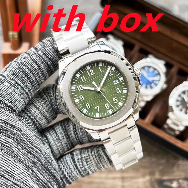 

mens watches 40mm automatic mechanical 2813 movement watch luminous sapphire waterproof sports self-wind fashion wristwatches montre de luxe, Slivery;brown