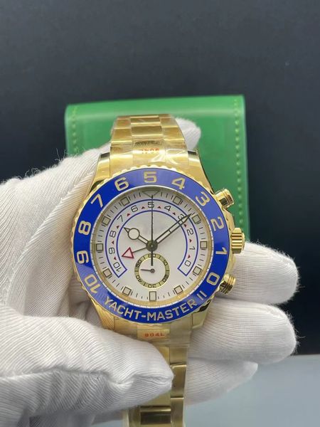 

luxury men's watch white dial 42mm ceramic word ring gold coating number 904l stainless steel montre de luxe automatic machine, Slivery;brown