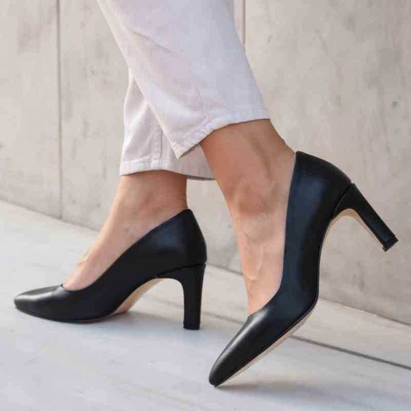 

mio gusto brand beliz genuine shoes leather black tan navy-blue nude colors 6cm heel-height women stiletto pumps shoes high heels