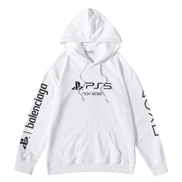 

2021 mens hoodies spring autumn casual hoodies sweatshirts trendy printed hoodie for men and women drop 2894, Black