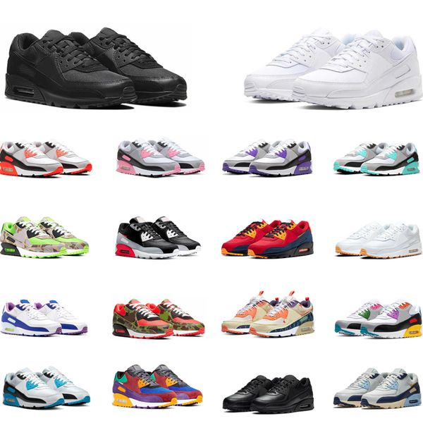 

original running shoes 90 trainers 90s flat bottom mens women sneakers new style of supernova leather triple black hyper grape eur 36-45