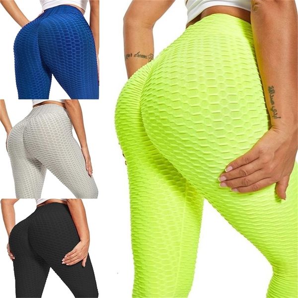 

women's leggings butt crack anti cellulite leggings for women butt peach lift leggin push up booty tights high waist workout yoga pants, Black