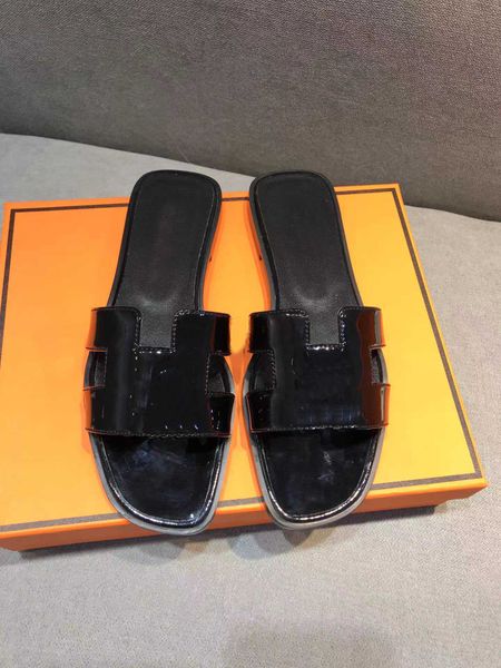 

2022beach slippers crystal sandals slipper women shoes summer lady floral print embroidery leather l bath fashion-classic flat woman wid, Black