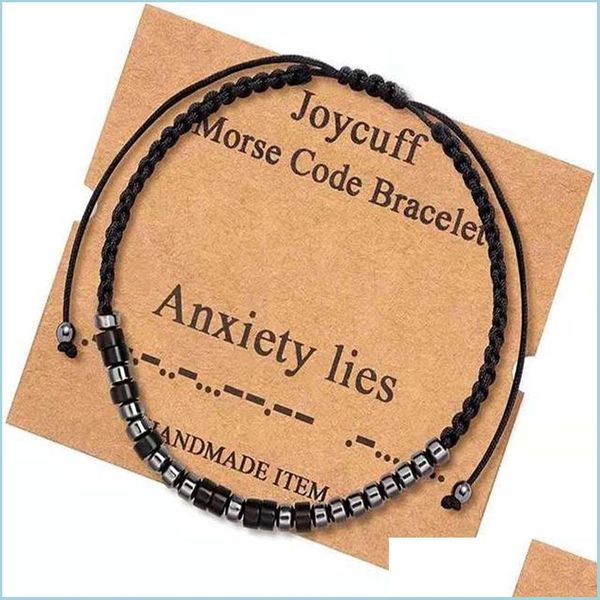 

charm bracelets handmade morse code bracelets in my heart lover friendship bracelet for women men bff charm chain jewelry promise gif dhje2, Golden;silver