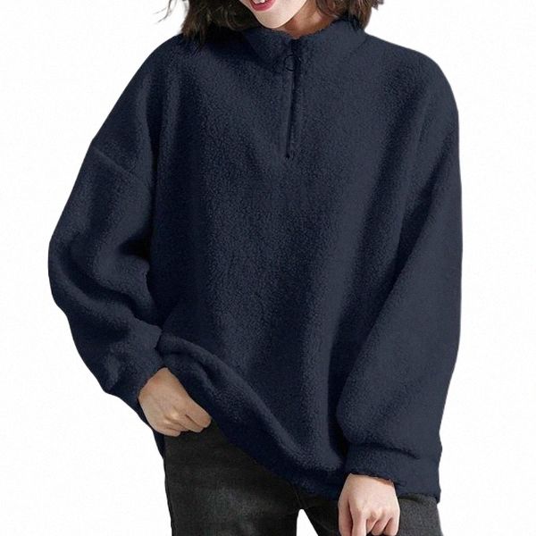 

women's hoodies & sweatshirts fashion loose plain 2022 women autumn casual fluffy fleece sweatshirt full sleeve turtleneck solid pullov, Black