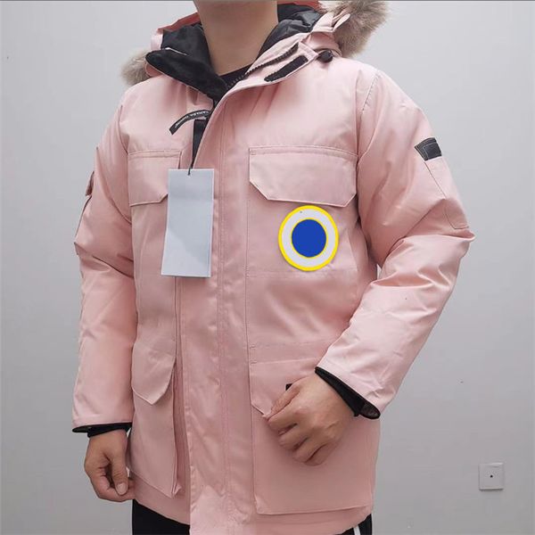 

men women designers down jacket clothings sweatshirt hoodies coats highly couple street style essential stylist outwear, Black