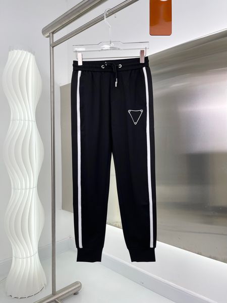 

men's pants sweatpants pant joggers hombres mens designer tracksuit pants fog loose elastic waist letter jogging sweat clothing, Black