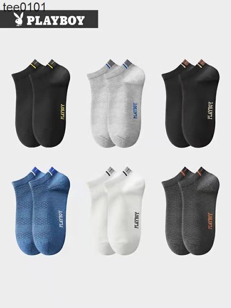 

socks men's socks pure cotton deodorant sweat absorbent antibacterial breathable summer sports shallow thin boat socks, Black