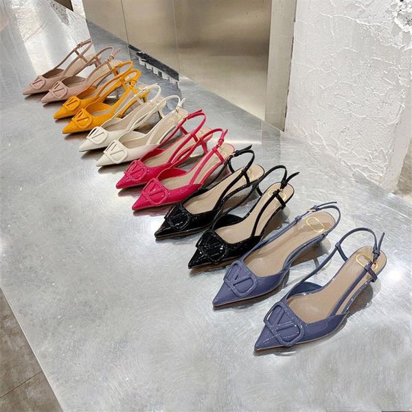 

2021 new african party shoe bag set highs heelss shallow mouth pointed high heels lace-up sandals ladies one-legged leather valent301k, Black