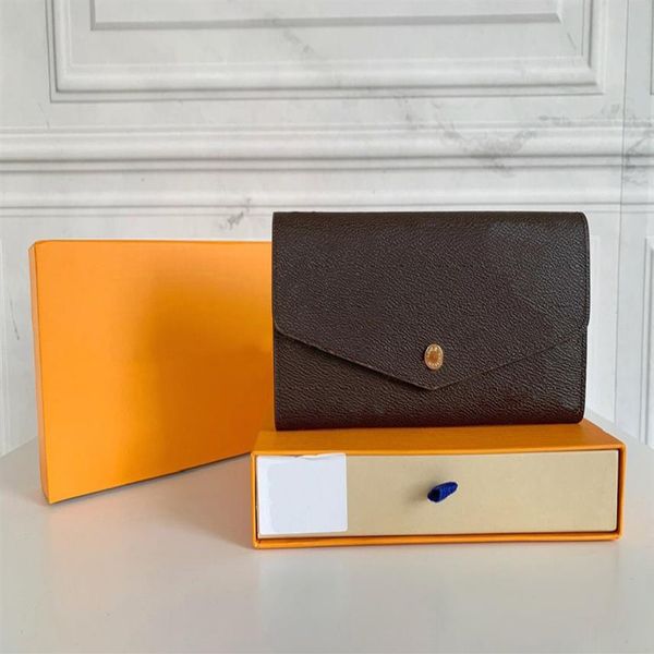 

original luxurys designers wallet purse woman fashion wallets monogrames sarah flip long envelope zipper coin purses 246s, Red;black
