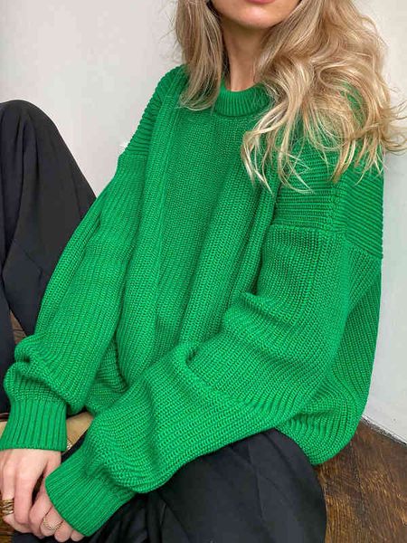 

women's sweaters oversized truien voor vrouwen mode groene losse trui casual herfst truien voor winter vrouwen warm dames jumper jersey, White;black