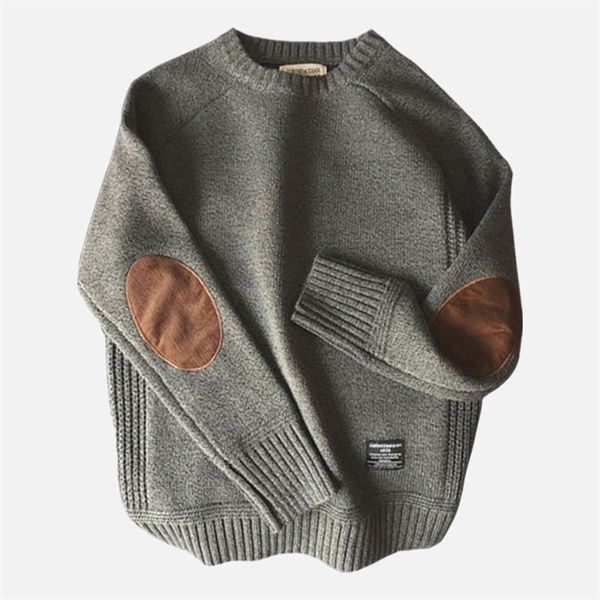 

men's sweaters mens pullover sweater autumn fashion casual men loose thick o-neck wool knitted oversize harajuku streetwear knitwear 22, White;black
