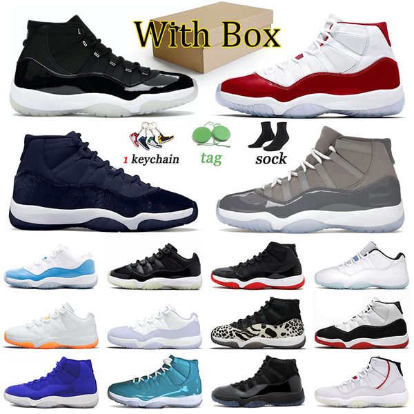 

with box box with jorden 11 11s basketball shoes men jumpman trainers women cool grey low 72-10 big size us 13 midnight navy cap and gown pu