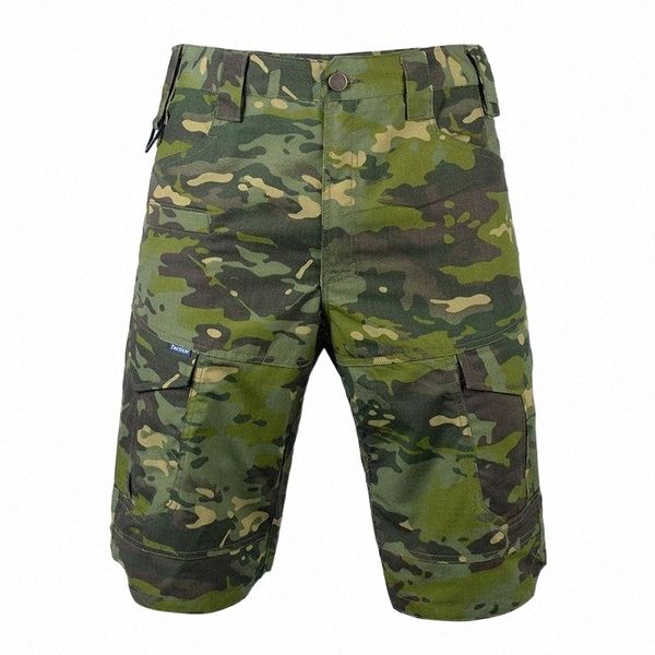 

men tactical military camouflage shorts combat cargo pants multi pocket summer breathable quick-dry male casual ripsmen's h6ox#, White;black