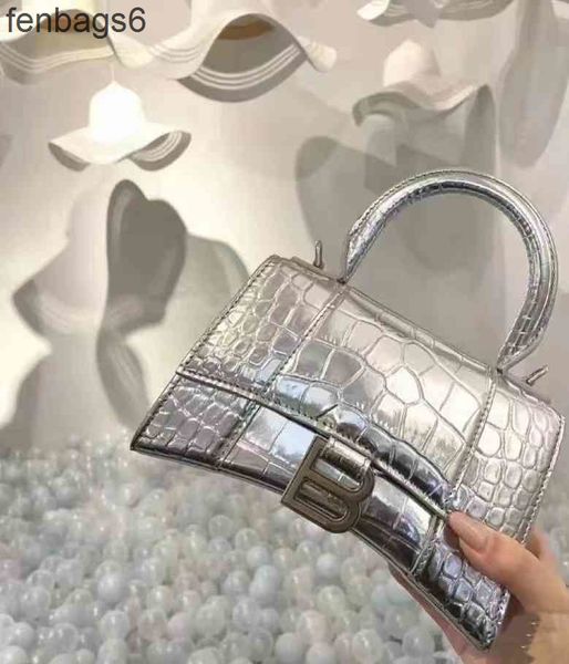 

vintage balencaigass bags bag leather designer 2022 handbag shoulder hourglass quality messenger crocodile pattern fashion small s dhyl