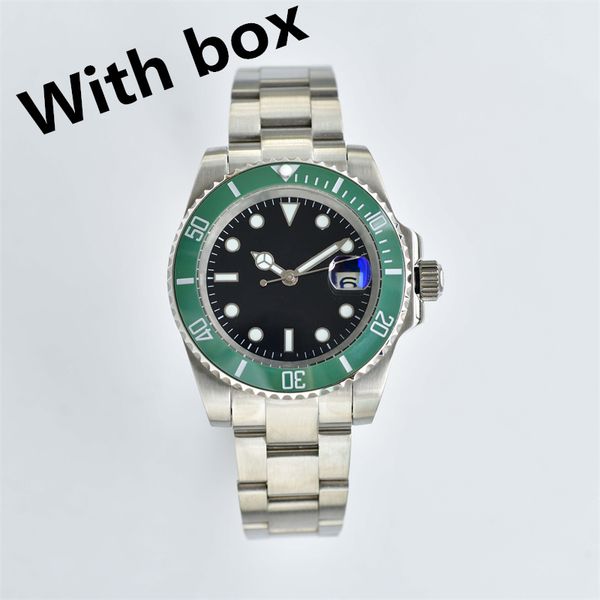 

40mm luxurious green watch designer watchs mens datejust automatic mechanical 904l stainless steel water resistant sapphire luminous montre, Slivery;brown