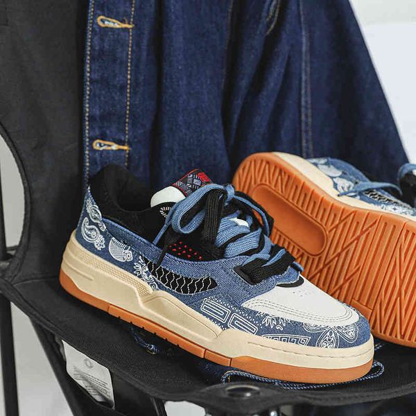 

dress shoes 2022 spring new cashew flower board lovers and summer high men's casual shoes, Black