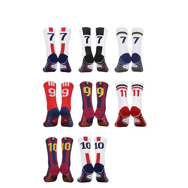 

sjb men's socks number 30 7 high qality football socks men soccer sports outdoor jog running cycling fast-drying breathable nylon, Black