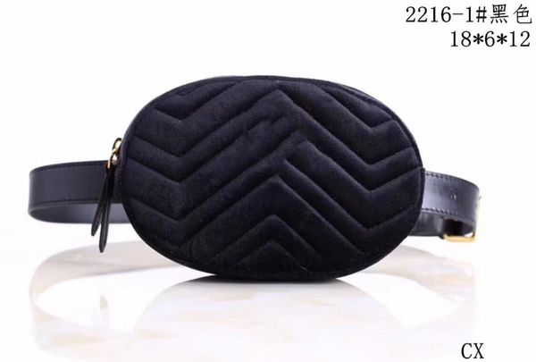 

new design black cowhide heart waist bags wallet women red waist crossbody bag