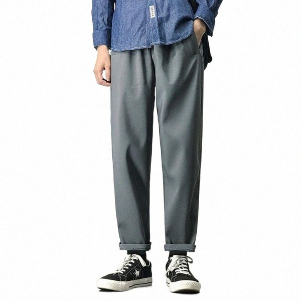 

men's joggers harem pants man black cotton comfortable pant summer casual streetwear loose trouser japanese trendy sweatpants u4in#