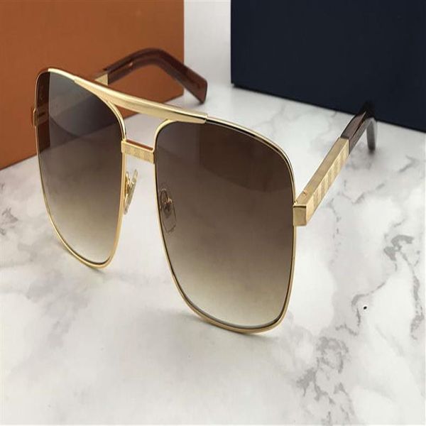 

mens attitude pilote sunglasses gold brown sonnenbrille fashion brand sunglasses sun glasses eyewear outdoor new with box258c, White;black