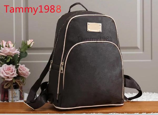 

3 colors school backpacks classic fashion bag women men leather large backpack duffel bags shoulderbags handbags purses tote