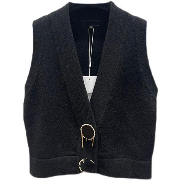 

88 l 2022 runway women sweater v neck flora print white black cardigan sleeveless women's sweaters meiyi