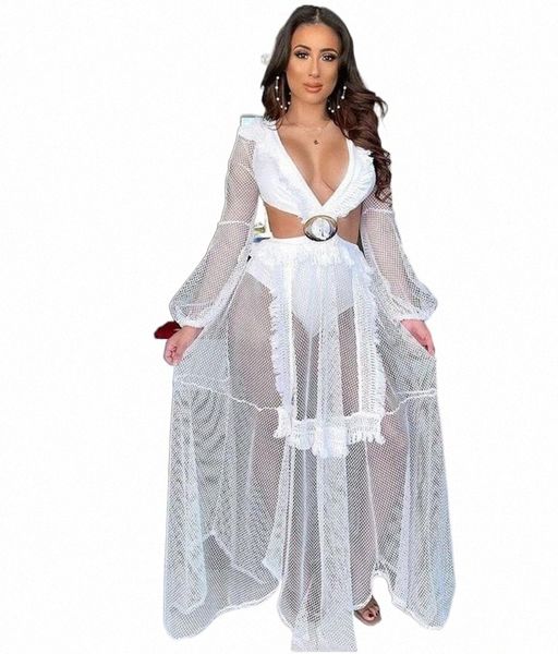 

casual dresses women long dress 2022 deep v neck cut-out triangle bodysuit patchwork hollow-out mesh plaid s-xl a5zt#, Black;gray