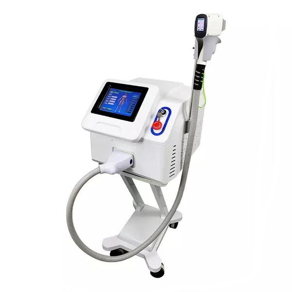 

2022 permanent hair remover titanium laser 3 wavelengths 755 808 1064nm skin rejuvenation diode laser machine, Black
