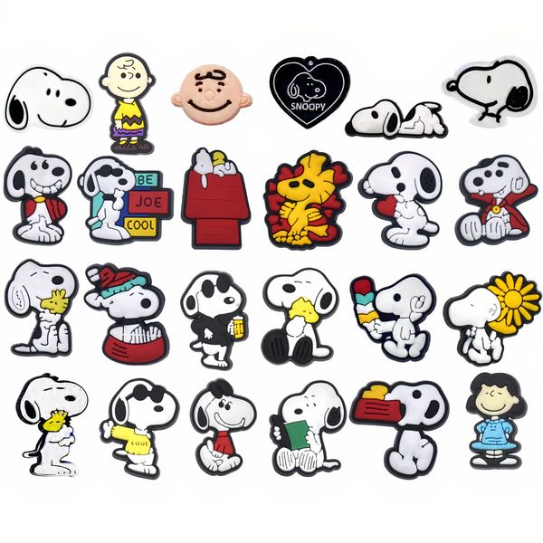 

shoe parts accessories dog hamburger clog charms food animal cartoon decoration, White;pink