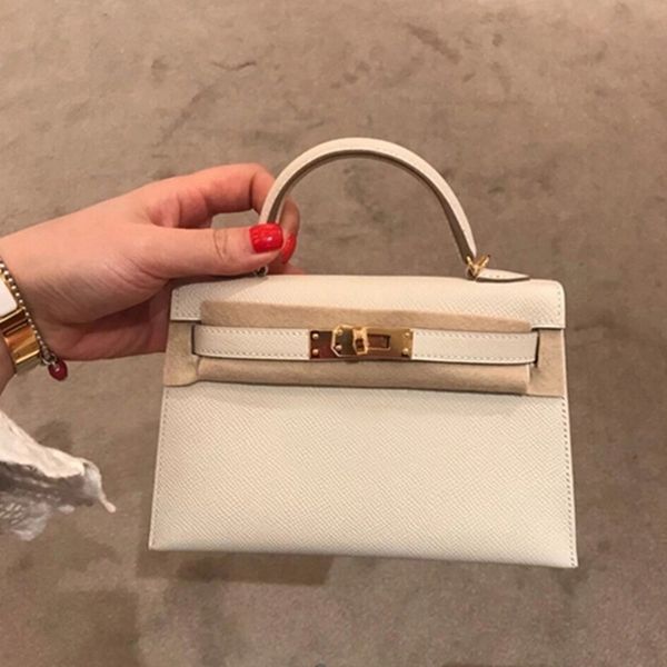 

designer bag original kely herme 2022 second generation fashion trend single shoulder diagonal span portable leather women's palm print