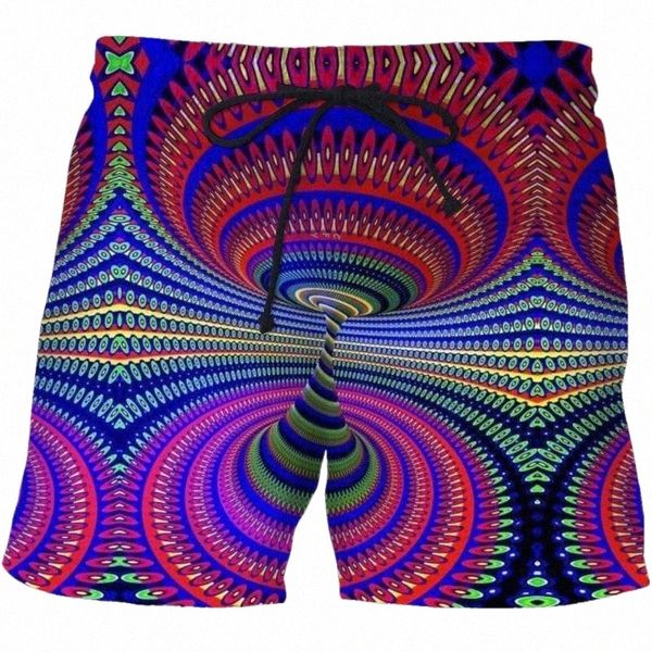 

summer beach shorts men's 3d digital printing vertigo fashion casual fitness sports pants s-6xl u9uu#, White;black