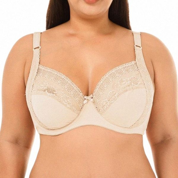 

bras plus size unlined women lace bralette underwire underwear comfort brassiere female lingerie big cup b c d dd e p6ga#, Red;black