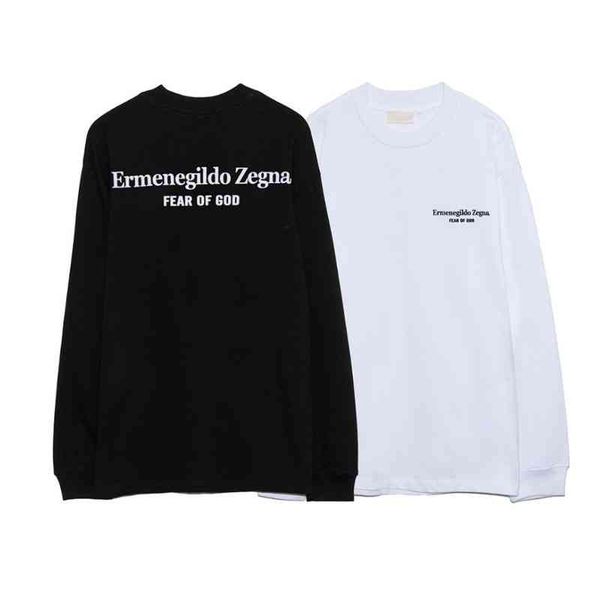 

designer luxury men's hoodies cotton comfortable sweatshirt fearr of goddess fog joint small letter flocking printing men's and wo, White;black