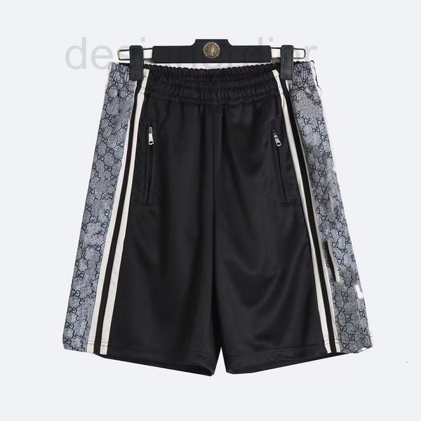 

men's shorts designer high setting side snake double g webbing casual couple suit loose pants shorts summer style r4rl, White;black