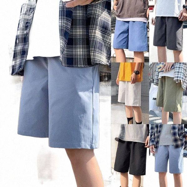 

neploha men's solid color casual shorts 2021 fashion man oversize korean streetwear male clothing pants v9ho#, White;black