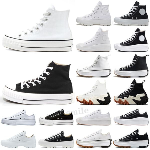 

run anderson casual shoes canvas super sponge cake zigzag bottom women's platform shoe fashion plimsolls black and white