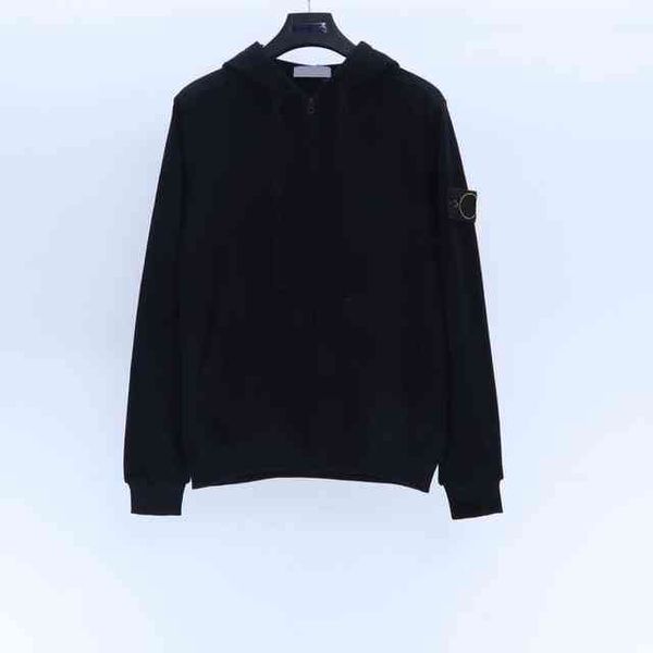 

men's hoodies sweatshirts qualitydesigner mens hoodie stone spring autumn coat windrunner fashion hoodies island sports windbreaker cas, Black