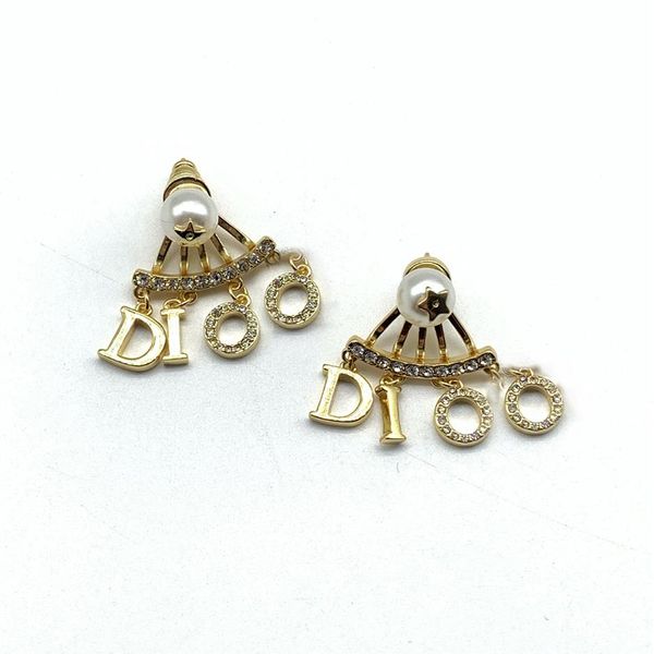 

fashion pearl stud earrings for lady women party wedding lovers gift engagement jewelry bride with box258f, Golden;silver