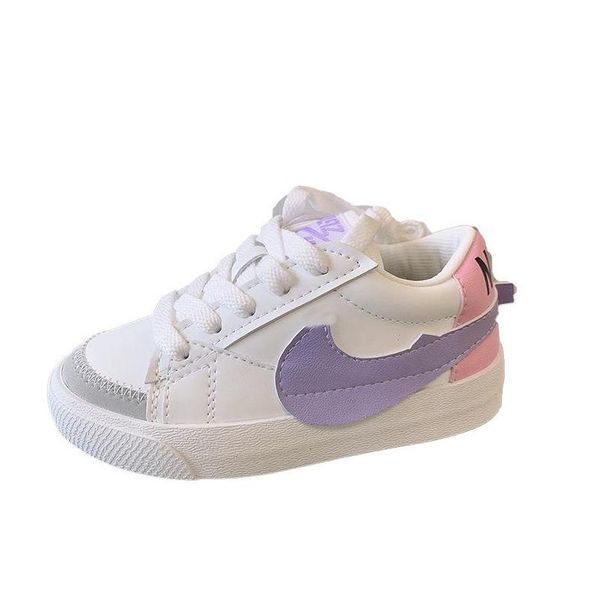 

athletic baby shoes kids sneakers canvas child fashion girls white spring autumn boys casual e4369, Black
