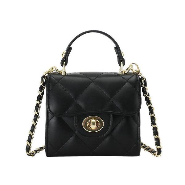 

handbags cute clutch bag childrens bags coin girl spring messenger mini diamond embroidery thread e10215, Black