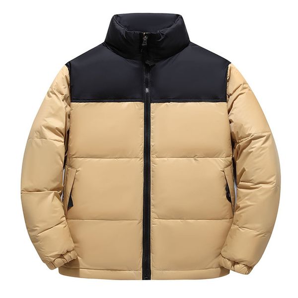 

men puffer jacket down jackets winter parkas coats winter designer long sleeve warm downs lovers zipper thick fashion outdoor clothes couple, Black