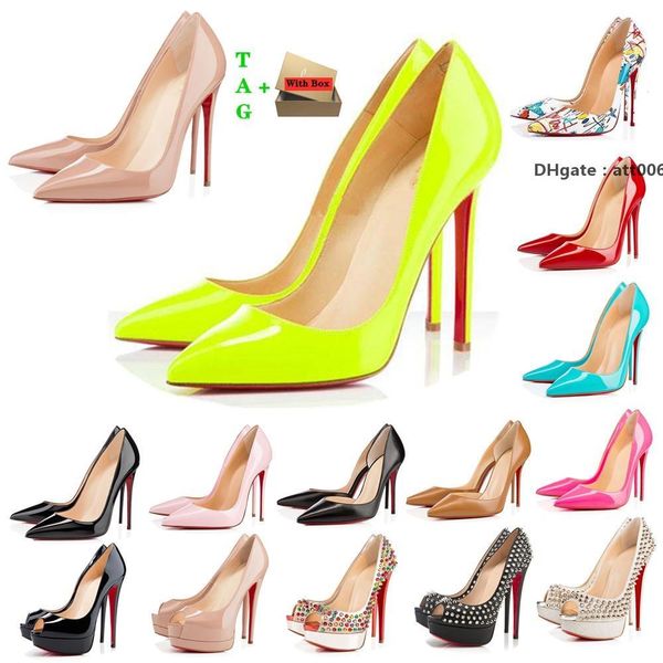 

christians brand woman red high bottoms high heels platform peep-toes sandals designers pointed toe red high bottomss sole 8cm 10c uct, Black