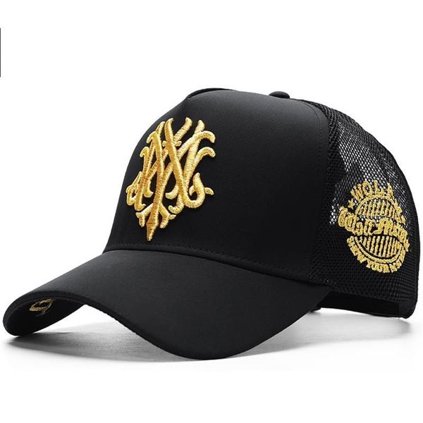 

ball caps drop dry quick big size trucker cap summer oversze mesh sun caps man plus size 5 panels baseball cap 56-60cm 60-65cm 220914, Blue;gray