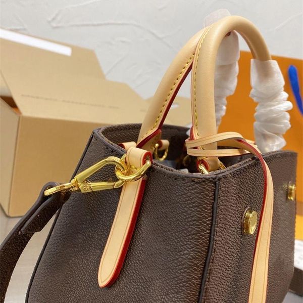 

2022 designer shoulder bags montigne bag purse women handbagsleather embossing crossbody luxury handbag lady casual tote wallet m41053trendy