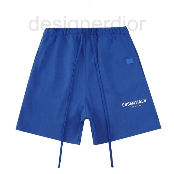 

men's shorts designer checked fog double thread essentials charity shorts tmc loose high street draw cord five point terry thin style d, White;black