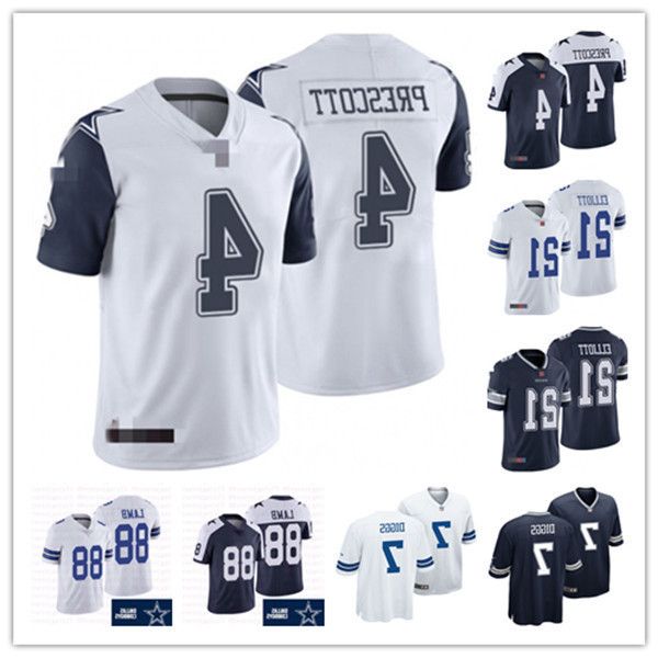 

football jerseys dallas''cowboys''custom 85 noah brown 55 leighton vander esch 6 donovan wilson 73 tyler smith 10 cooper, Black;red